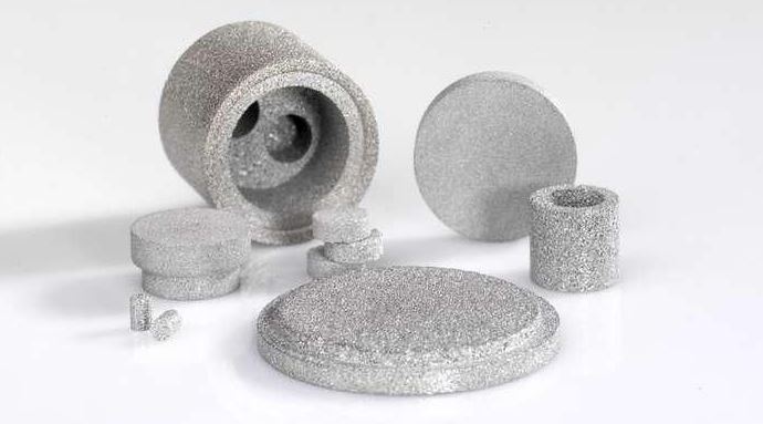Surface area of sintered metal filter